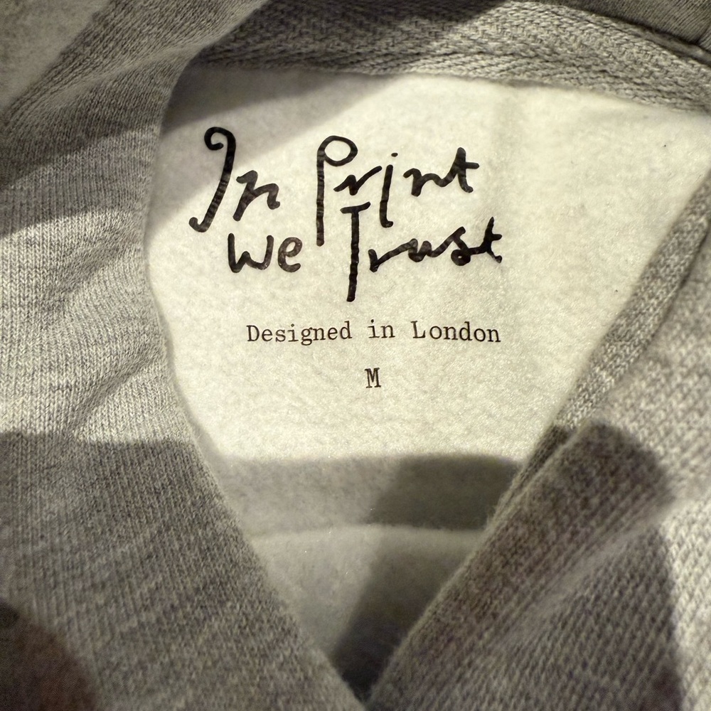 🩶 Gray In Print We Trust Hoodie 🩶
